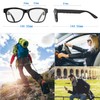 QZTELECTRONIC Smart Bone Conduction Glasses Bluetooth with Open-Ear Headphones, Photochromic