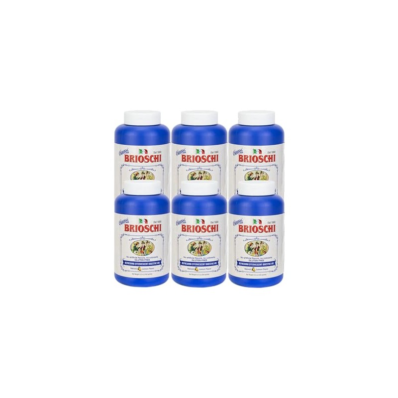 Brioschi - Original Lemon Flavored Effervescent, 8.5 oz. (Pack of