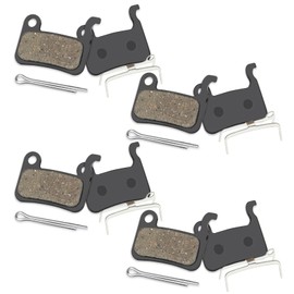Bike Brake Pads,4 Pairs Resin Bicycle Brake Pads,32.2mm*27mm Bike Disc Brake Pads Compatible with Shimano Deore XT LX SLX Hone Alfine Saint,for Mountain Bike/Road Bike/Ebike/MTB