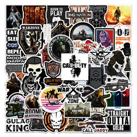 100 Stück Call of Duty Aufkleber Auto Laptop Telefon Gitarre Skateboard Motorrad Fahrrad Call of Duty Stickers Set Vinyl Wasserdicht Aesthetic Aufkleber für Jugendliche Kinder Erwachsene