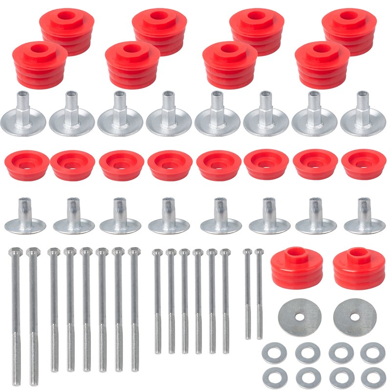 iKer Body Mount Bushing Kit Compatible with Ford F250 F350