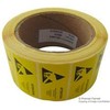 1 x Quantity - 055-0002 Yellow ESD Warning Labels 50mm