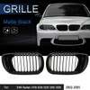 Front Bumper Kidney Sport Grille Grill Replacement for E46 4D