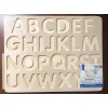 Horizon Wood Alphabet Tracing Puzzle w/ Wood Dowel - Homeschooling - Sealed New
