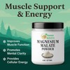 Herbs Botanica Magnesium Malate Powder Unflavored Magnesium Malate 8 oz