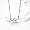 Yonhon Angel Number Necklace 444 Necklace for Women Men