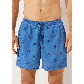 CALZEDONIA Men’s Patterned Swimming Trunks Formentera in Blue, Size S