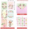 Foil Mother's Day Cards with Envelopes 12PCS Boho Flower Cards