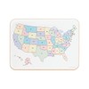 Student Lapboard with USA Map and State Names, 11" x