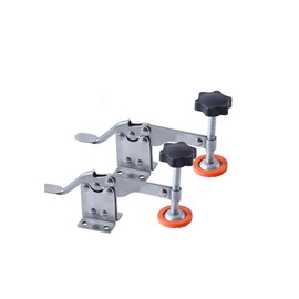 Nicear 2 pcs toggle clamps, woodworking pressers, suitable for 35mm hinge opening installation, door hinge positioning, woodworking opening assistance