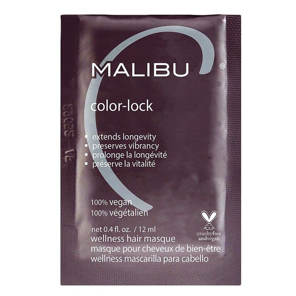 Malibu C Color Lock Wellness Hair Masque, 0.4 Fl Oz