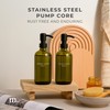 MAISONOVO Soap Dispenser 2-Piece Set | 16.9oz Green Bottles with