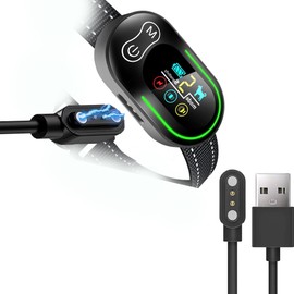 Compatible with AKUVU Dog Bark Collar Charger, Lamshaw Magnetic Replacement Charger Compatible with AKUVU Dog Bark Collar (Black)