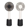 Portable Handheld Fan 3 Levels Automatic Shaking Head USB Rechargeable