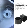 A Pillar Grab Handle Repair Kit Black Aluminum Replacement for
