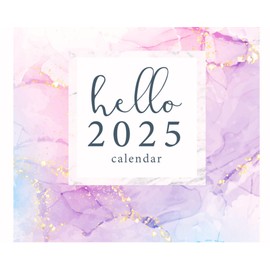 2025 Family Organiser Month to View Calendar Wall Hanging Planner with Five Columns for organising Family Bright Coloured 2 Styles - Into The Wild Or Living Our Best Life (Hello)