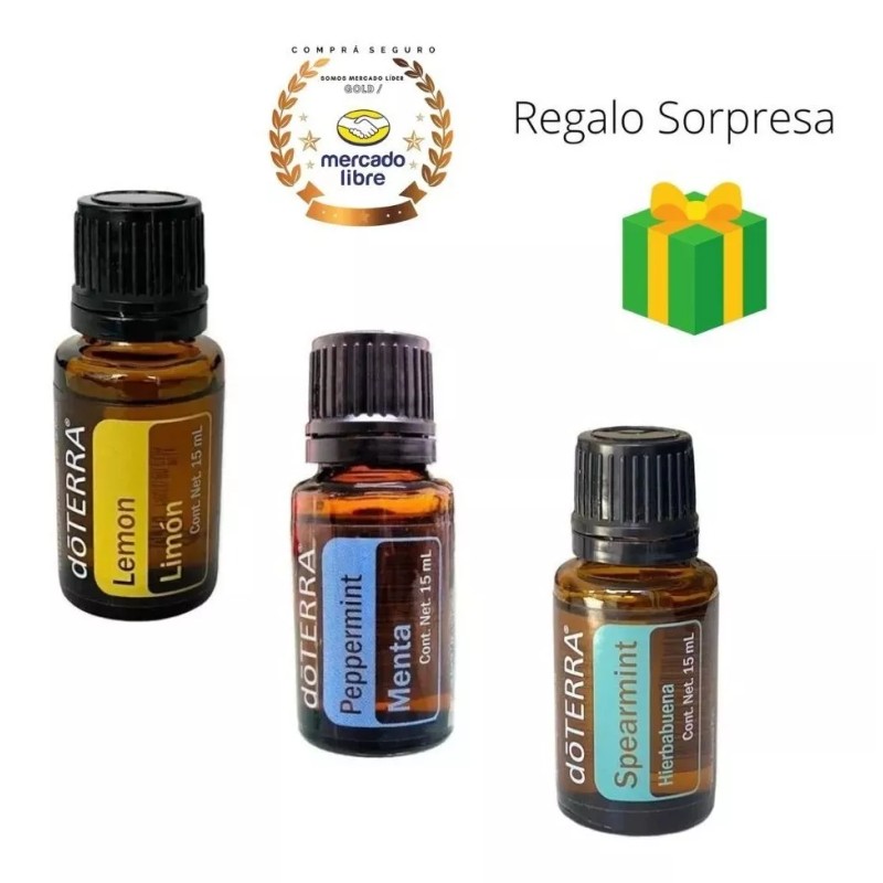 Doterra Limón + Menta + Hierbabuena Doterra 15ml