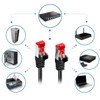 deleyCON 5x 0,5m CAT6 Patchkabel S/FTP PIMF Schirmung CAT-6 RJ45