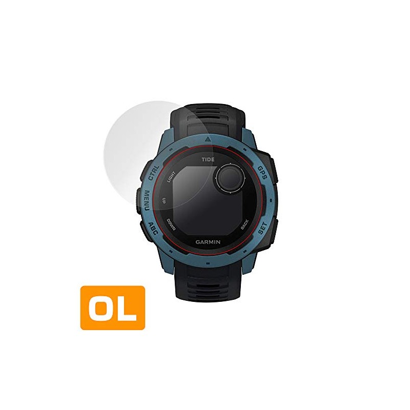 Miyabics OverLay Plus 2-Pack GARMIN Instinct Tide/Instinct Tactical/Instinct Anti-Reflective LCD