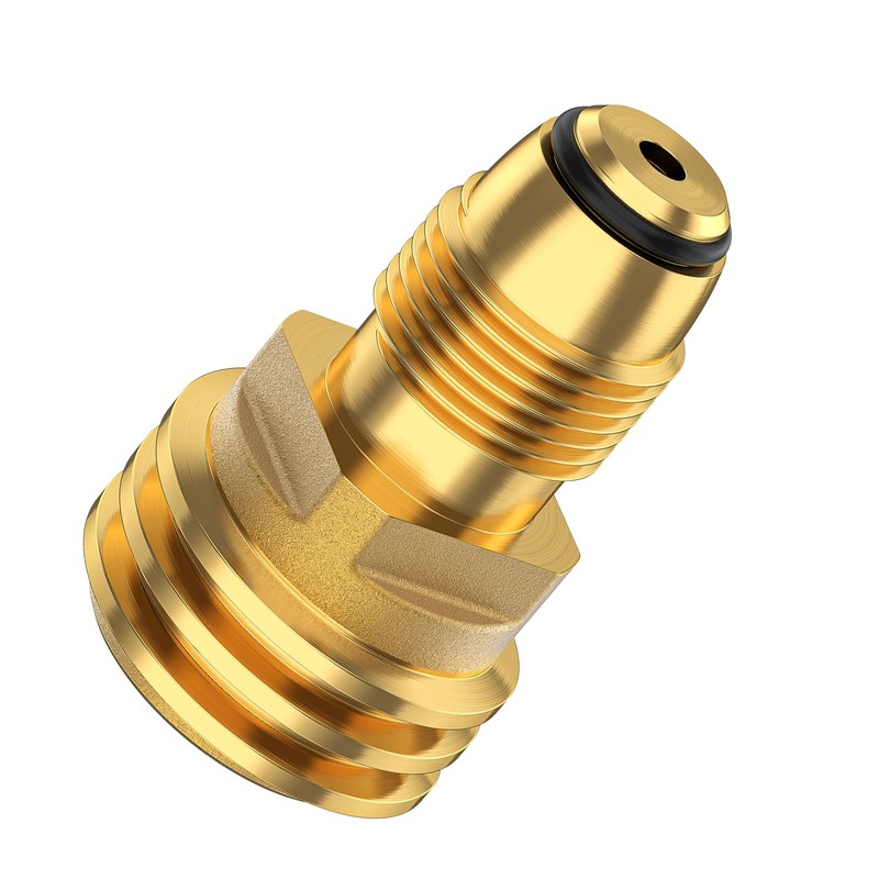 1pcs POL to QCC1 Propane Tank Adapter, Old to New