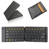 PopBloom Foldable Bluetooth Keyboard - Portable Keyboard with Storage Bag,