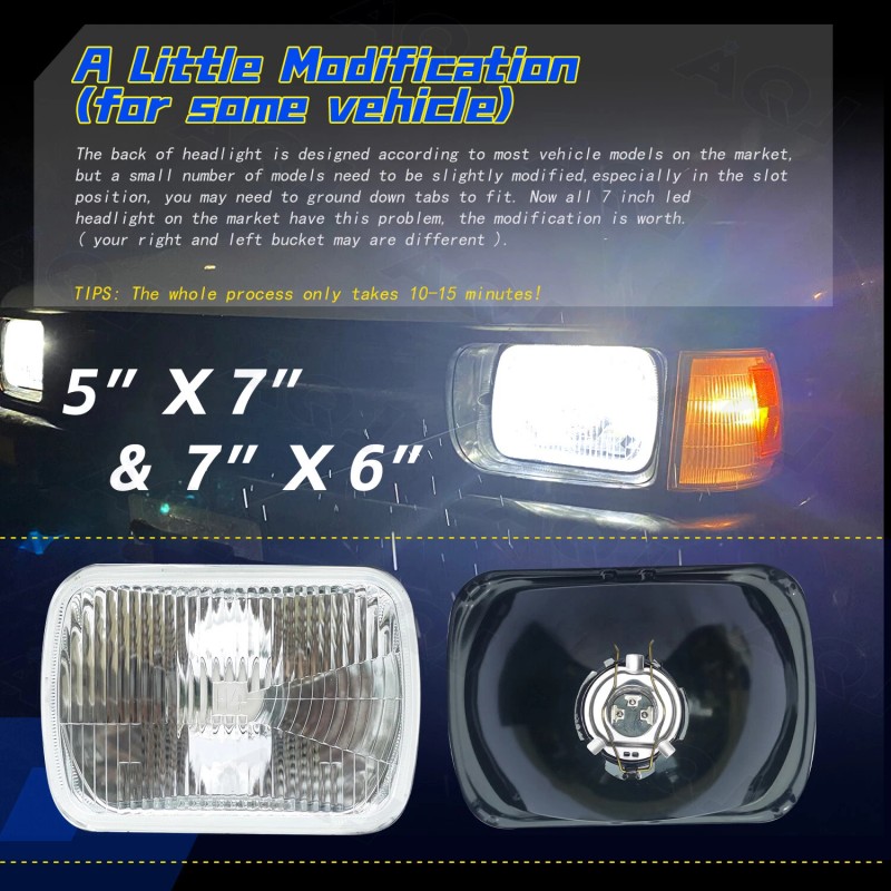 AQJ Fit Chevy Express Cargo Van 1500 2500 3500 Pair