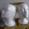 1pc Head White Wigs Wig Display Mannequin Monitor Stand Cosmetology