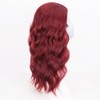 AISI HAIR Red Wig for Women Medium Length Wave Curly