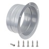Rrina Dryer Vent Wall Plate 4Inch Metal Air Duct Connector