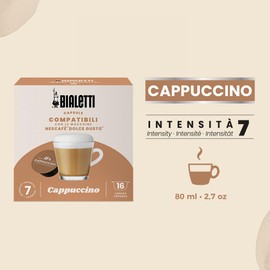 Bialetti - Coffee Dolce Gusto® Compatible Capsules - Cappuccino - 16 Capsules