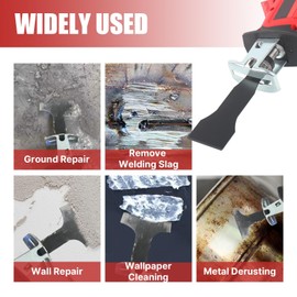 Vearter 4inch (100mm) HCS reciprocating Saw Blade Saber Shovel Length Cleaning Tool for Removing Tile Grout Glue Gaps, etc.…