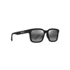 Maui Jim Unisex's Opiopio AF Polarized Square Sunglasses, Matte Black