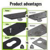Permanent Roof Anchors, Aluminum Alloy roof anchors for fall protection
