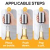 Premium Beer Bottle Opener, Magnetic Automatic Stainless Steel Push Down