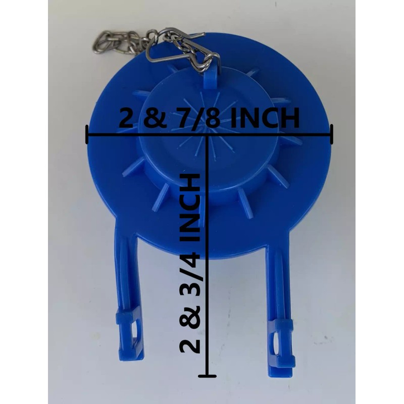 NUFLUSH Flexible Silicone Flapper fits all Two inch Flush Holes