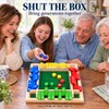 Multicolor Wooden Shut The Box Game for 4 Players –