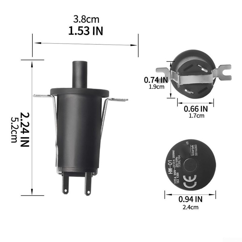 Replacement Fan and Lid/Door Switch Kit for Masterbuilt Gravity Series