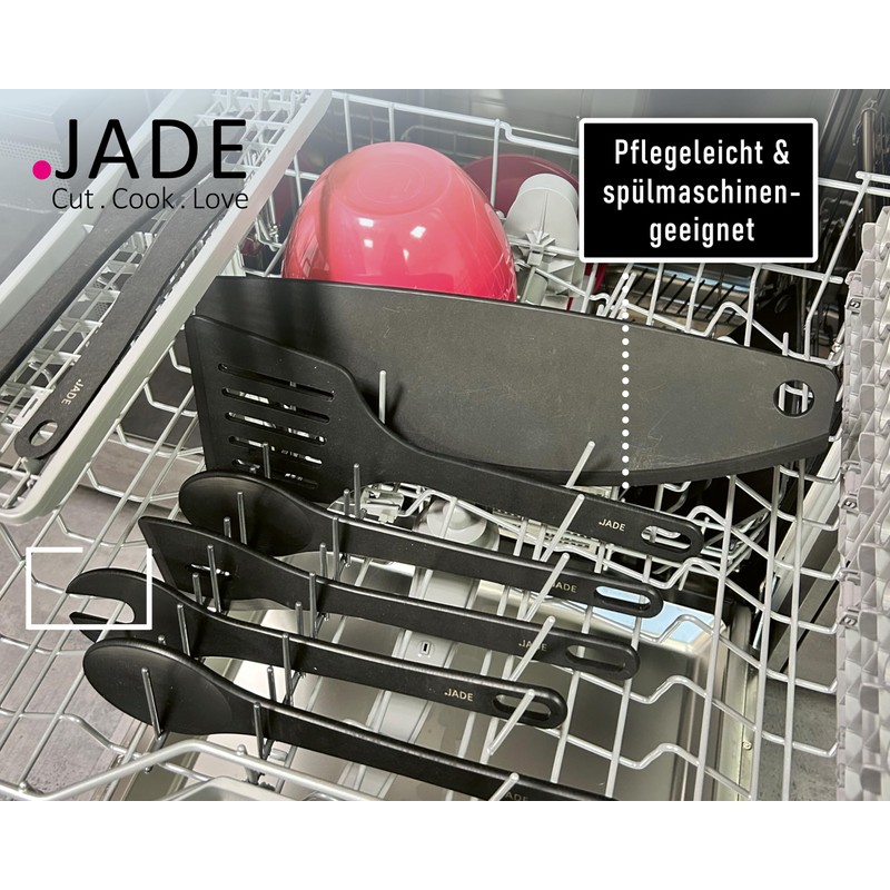 JADE Gourmet Tools XL Cellulose Laminate Spatula Dishwasher Safe Hygienic