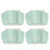 4Pcs Sink Sponge Holder PP 2 Layer Adjustable Strap Soap