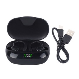 Wireless Bluetooth Earphones HD Smart Noise Cancellation Stereo Surround Sound Sports Headphones with Earhooks