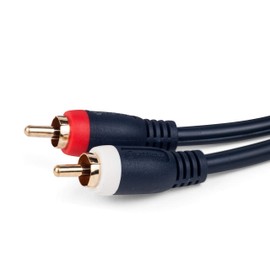 Steren 254-210BL 3-Feet 2RCA-2RCA Plugs Home Theatre Cable