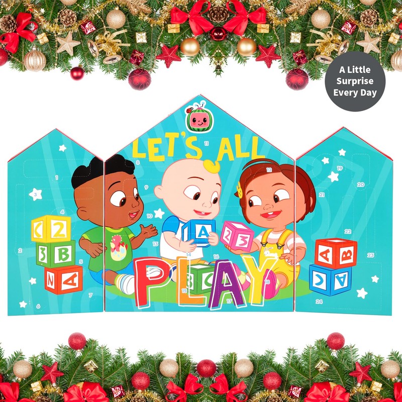 CoComelon Advent Calendar Art & Crafts Accessories Filled with Exciting