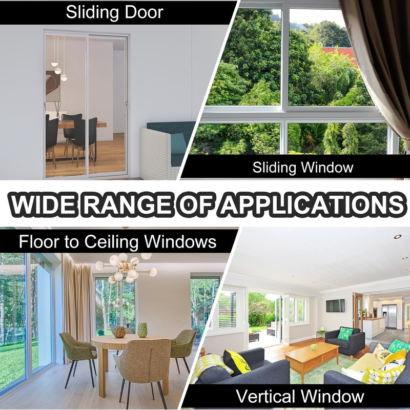 sourcing map Sliding Window Locks Security Window Stoppers, Adjustable Window