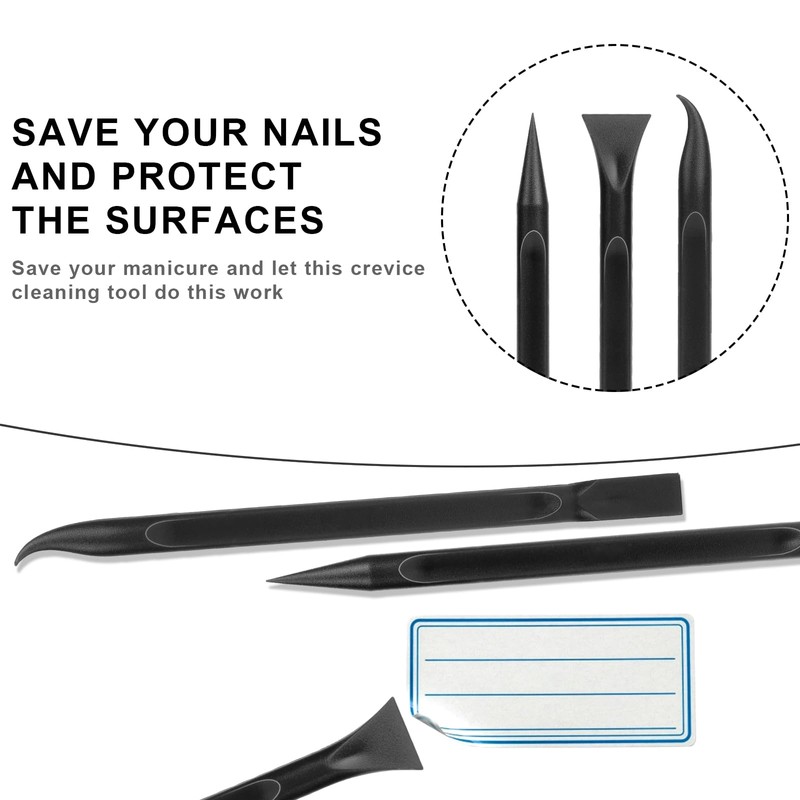 Carbon Fiber Plastic Scraper, 9 PCS Small Scraper Tool Plastic