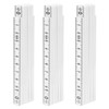 QANYEGN 3 Pack Folding Rulers, Multi Angle Architectural Scale Ruler,