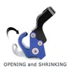 Motorcycle Luggage Bag Hook Hanger 10.5mm Aluminum Alloy Versatile Secure