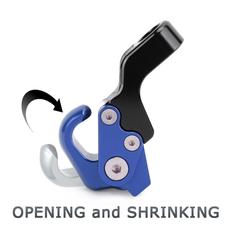Motorcycle Luggage Bag Hook Hanger 10.5mm Aluminum Alloy Versatile Secure