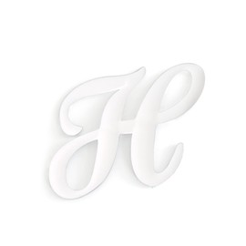 3PCS Bag Letter Charms Compatible with Bogg Bags，3.9 in Large Size Bag Insert Bag Accessories Decorative Charm Accessories for Customizing Your Beach bag(WHITE,H)