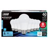 Feit Electric A19 LED Light Bulbs, 60W Equivalent, Dimmable, E26