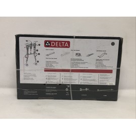 Delta Silverton Bathroom Faucet Chrome 2-Handle Widespread 35713LF-ECO